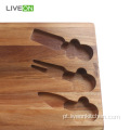 Cheese Cutting Cheese Board Set com conjunto de talheres